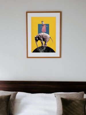 Pari Retro 2 framed Best Wall Art