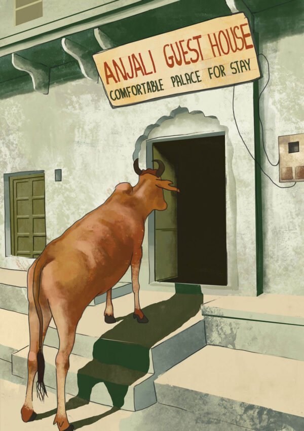 Desi Scene Types Unframed