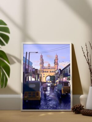 Desi Scene Types 3 Mock Up Abstract artwork for living room