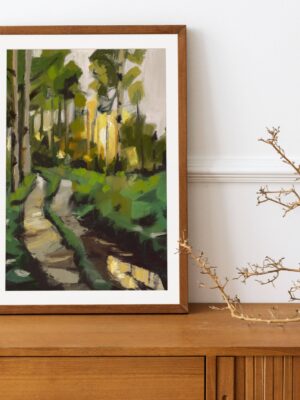 Landscape 2 framed Landscape 2